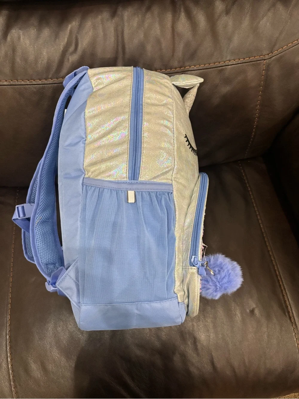 New with tags Cat & Jack Girls Unicorn Sequin Backpack in Lavender and Mint